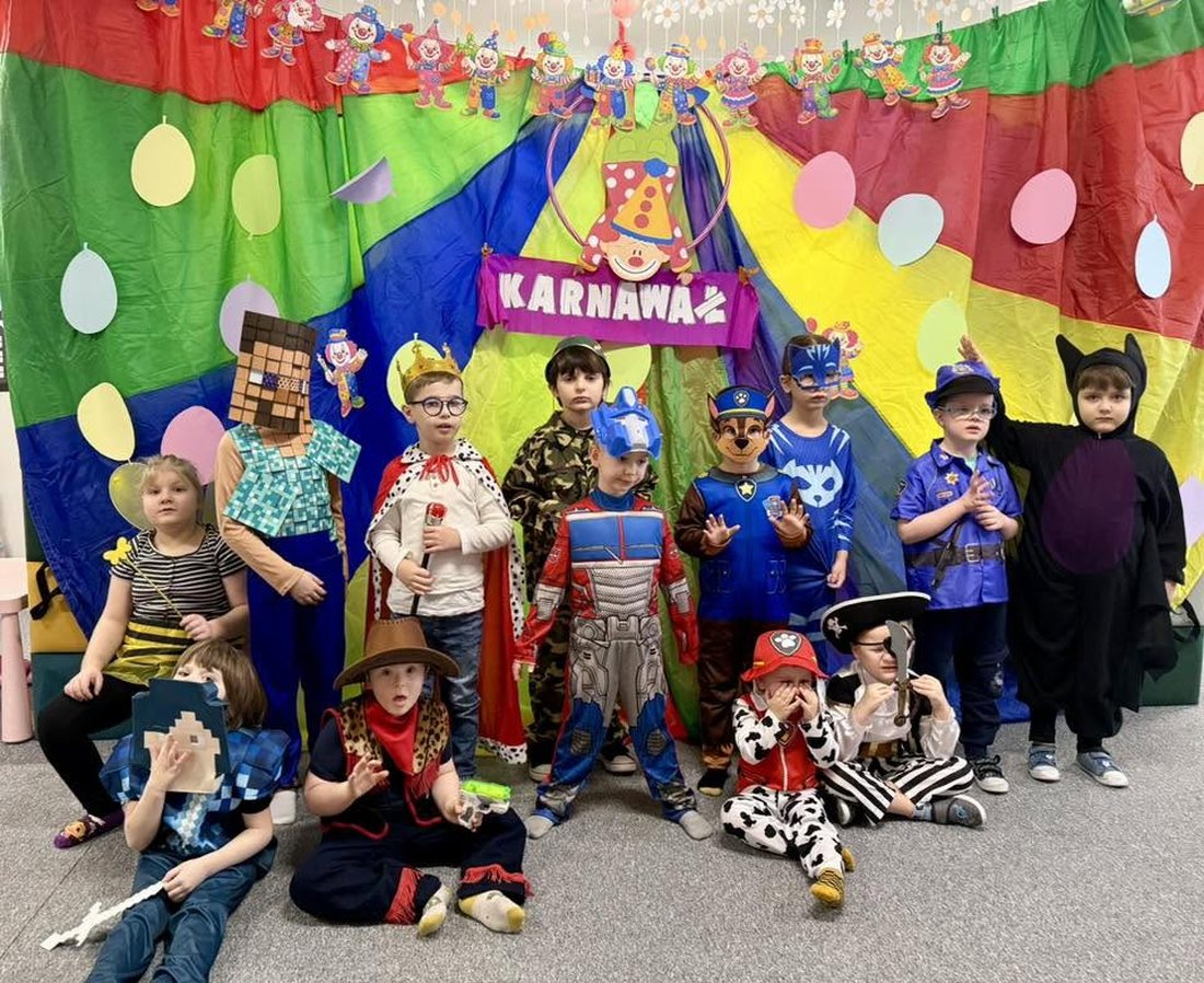 Bal karnawałowy w przedszkolu