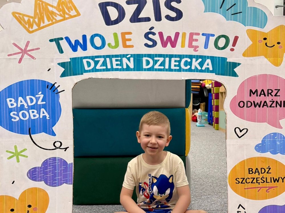 Dzieci podczas Dnia Dziecka w przedszkolu Okno na Świat